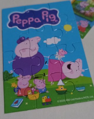 Puzzle y llavero Peppa Pig