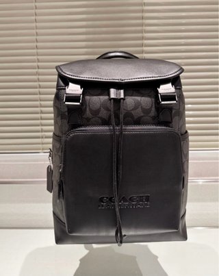 Mochila Coach Negra y Gris