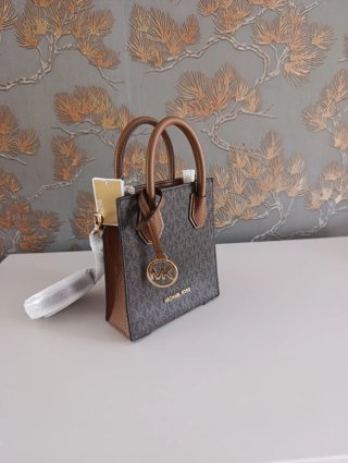 Bolso Michael Kors Marrón y Dorado