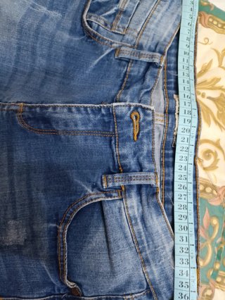 Pantalón corto vaquero mujer talla 40
