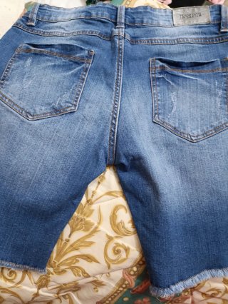 Pantalón corto vaquero mujer talla 40