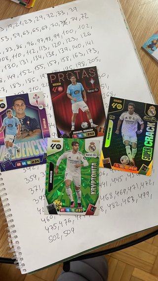 Cromos Adrenalyn XL 2025-2026 - Cambio