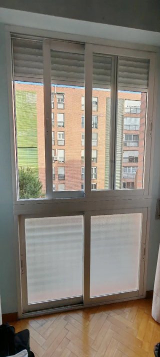 Ventana corredera aluminio blanco