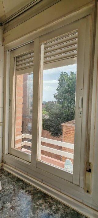 Ventana corredera aluminio blanco