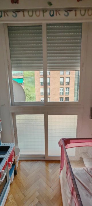 Ventana corredera aluminio blanco