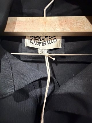 Polo Antonio Negro Algodón T-L
