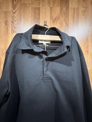 Polo Antonio Negro Algodón T-L