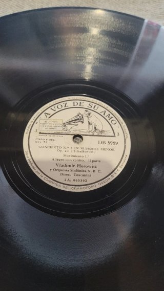4 discos de pizarra, Concierto Nº 1 de Tchaikovsky
