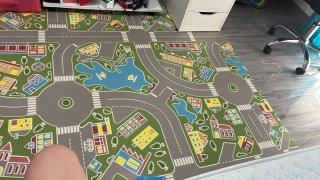 Alfombra infantil ciudad multicolor