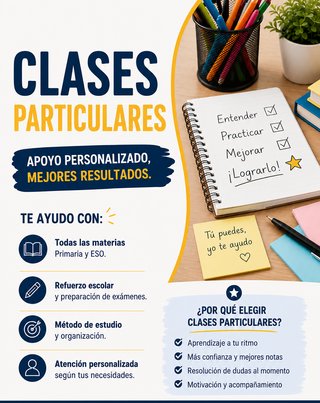 Clases particulares / de refuerzo