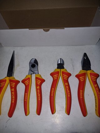 Juego Alicates WURTH Zebra 200mm 4pcs.