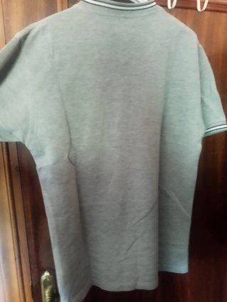 Camiseta cuello pico hombre GREEN COAST gris