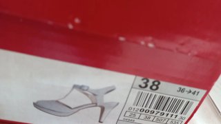 Zapatos de fiesta plateados Di Fontana talla 38