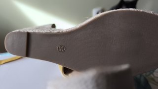 Sandalias cuña mostaza Kiabi talla 39
