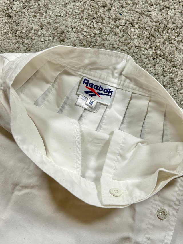 Reebok falda tenis plisada blanca M