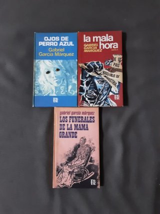 LOTE DE 3 NOVELAS DE GABRIEL GARCIA MARQUEZ