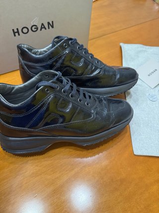 Scarpe Hogan Interactive vernice nere