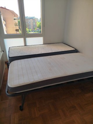 Somier nido 90x200 con 2 colchones