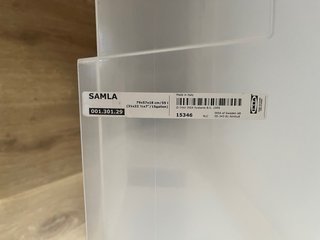 Caja IKEA Samla Transparente con Tapa