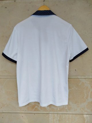 Bonito Polo Blanco T/M Shein.