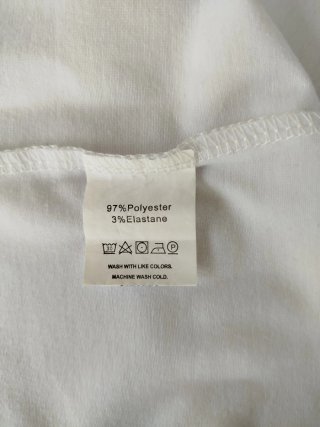 Bonito Polo Blanco T/M Shein.