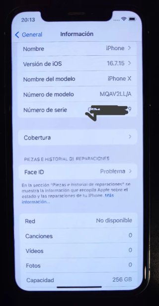 iPhone X 256 GB