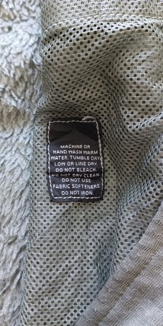 Chaqueta polar militar gris Ejercito Americano