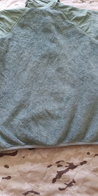 Chaqueta polar militar gris Ejercito Americano