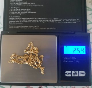 Cadena Figaro Oro 18k