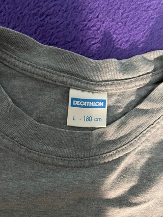 Camiseta Gris Decathlon Talla L