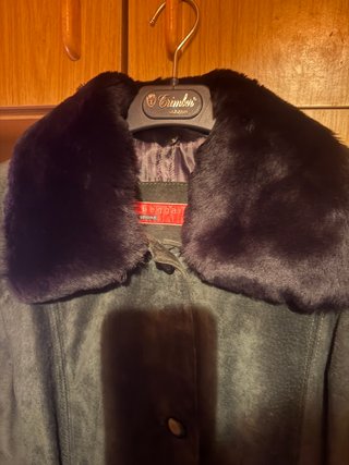 Chaquetón ante cuello pelo Talla L, nuevo