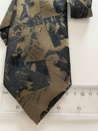 Corbata vintage estampada