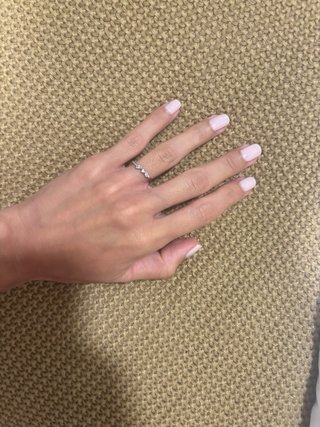 Anillo Swarovski color plata con 3 piedras