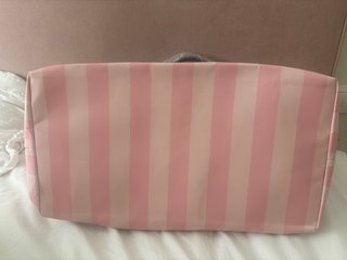 Bolsa de viaje Victoria's Secret rosa negra y blan