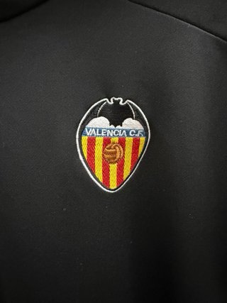 Sudadera Valencia CF Adidas Negra y Blanca