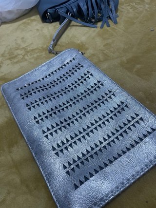 Bolso de mano Parfois plateado