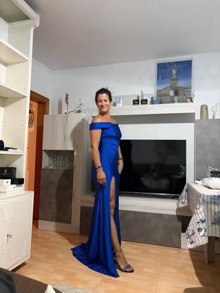 Vestido fiesta ADYCE azul