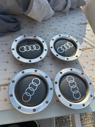 Tapones llanta Audi (4 unidades)