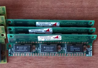 Memoria RAM SIMM 30 pines 1MB