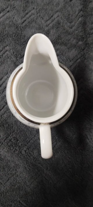 Jarra lechera porcelana fina Bohemia