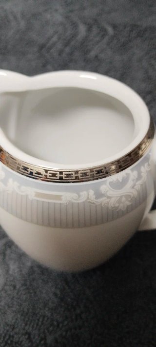 Jarra lechera porcelana fina Bohemia