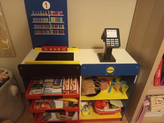Supermercado infantil de juguete