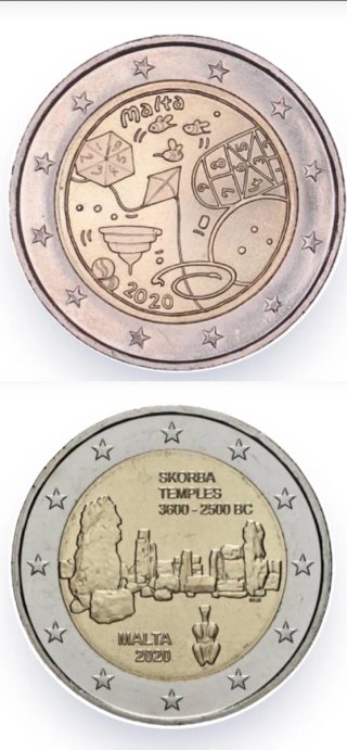 MALTA 2020 CONMEMORATIVAS S/C