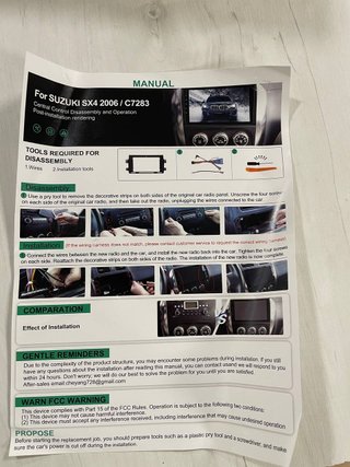 Radio Android Suzuki SX4 2006-2013