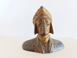 Busto Antico in Ottone Dante Alighieri