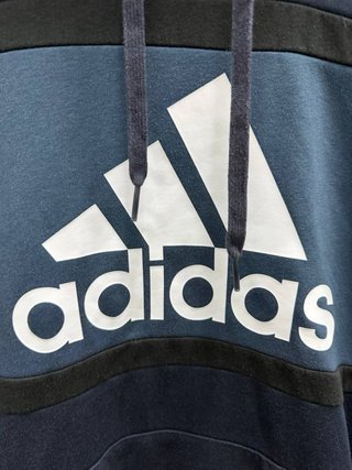 Sudadera Adidas Azul y Blanca
