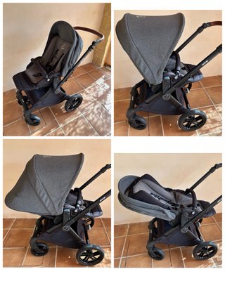 Carro Jané Muum Trio Completo + Bolso