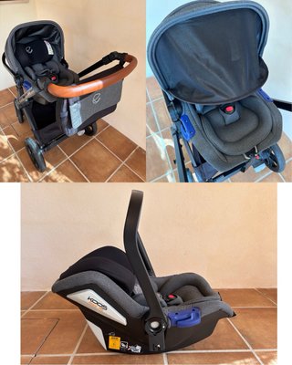 Carro Jané Muum Trio Completo + Bolso