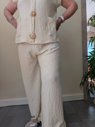 Conjunto Chaleco y Pantalón Mujer Talla L