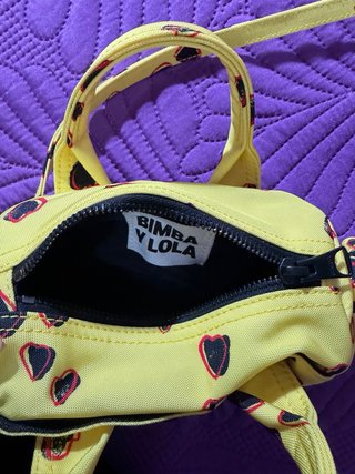 Bolso pequeño Bimba y Lola Amarillo Corazones